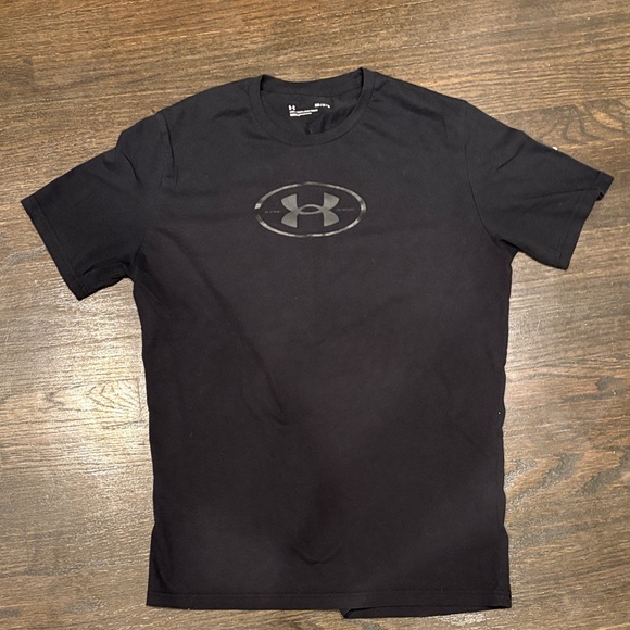 Men’s Medium- Under Armour Black Short Sleeve Tee - Picture 1 of 2